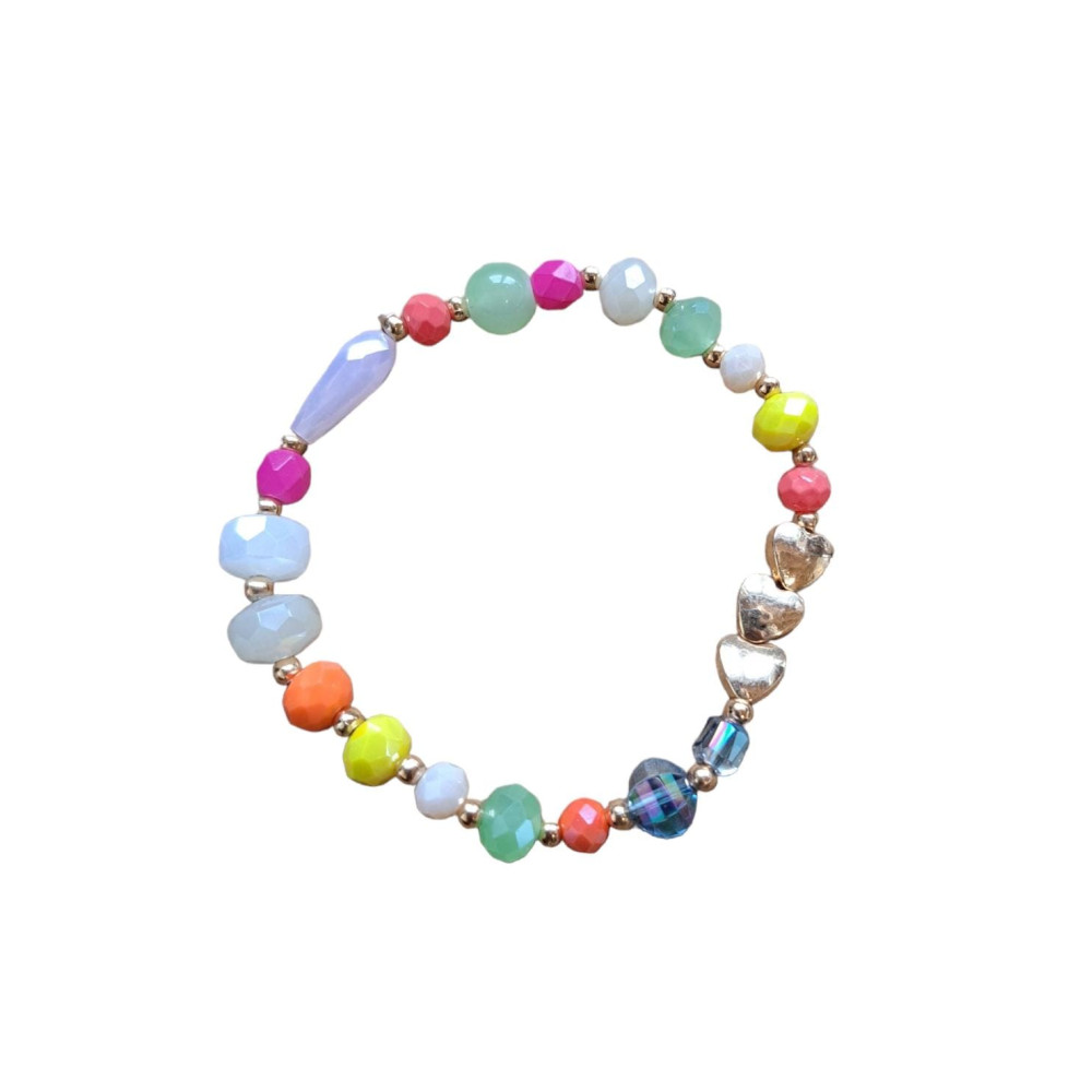 Bracelet 3 coeurs dores 20