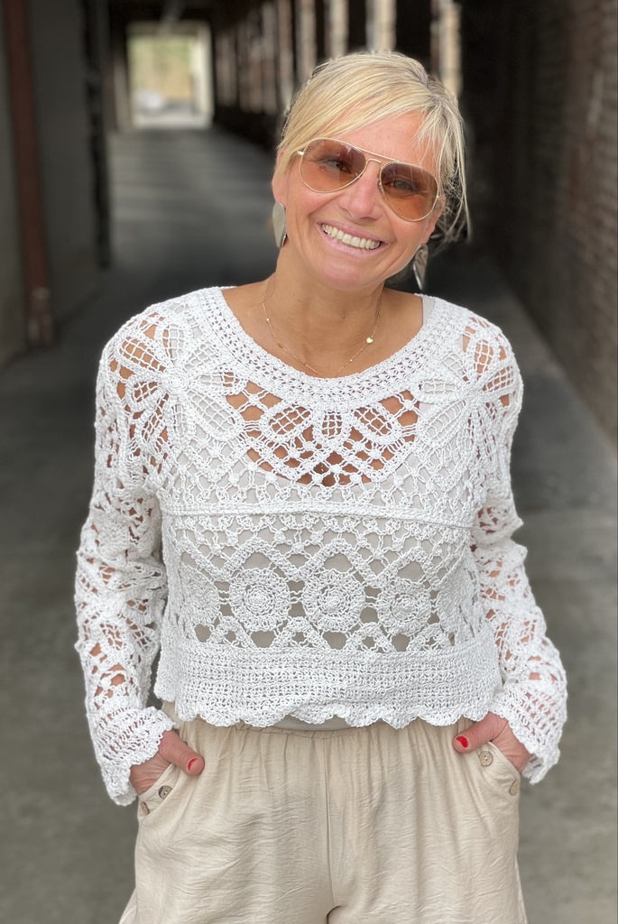 Pull court Macramé