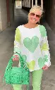 Pull couture manches Coeurs