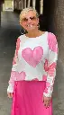Pull Couture manches Coeur