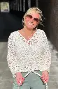 Pull V macramé