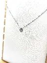 Collier chaîne Coeur strass K023