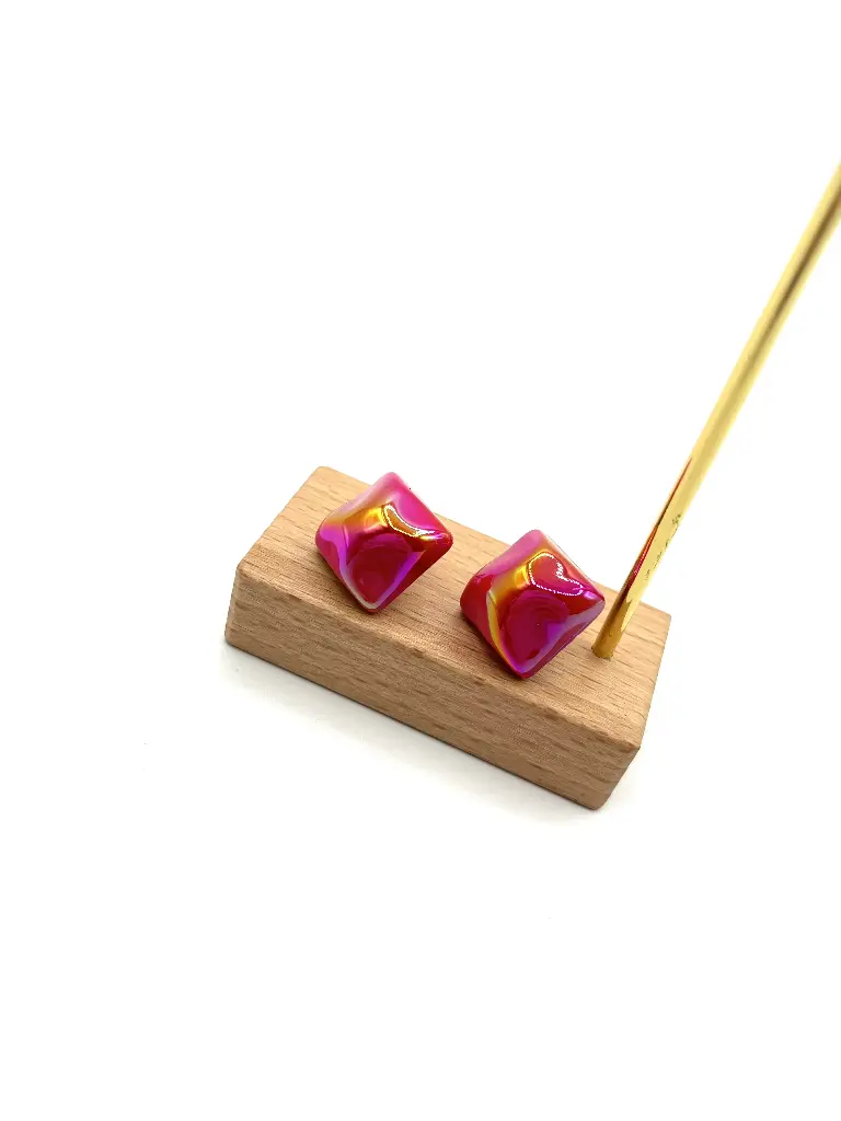 Boucles d'oreilles cube n°164