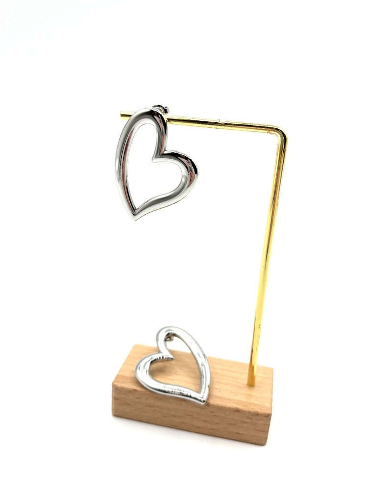 Boucles d'oreilles coeur asy n°163