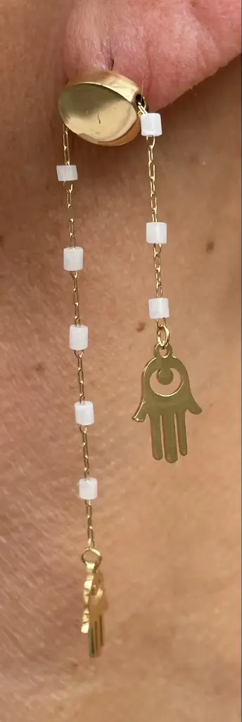 Boucles d'oreilles Mains pendantes n°105