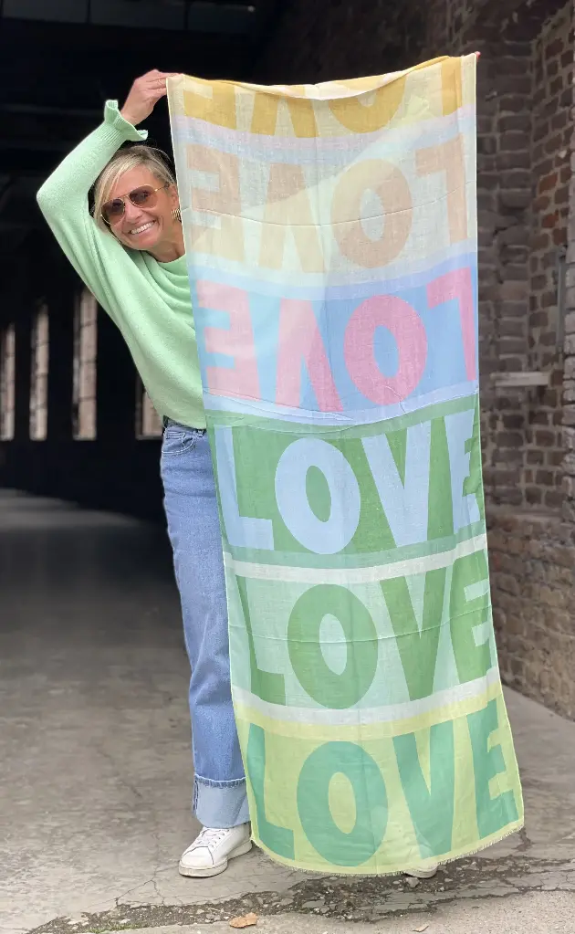 Foulard bandes love