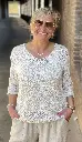 Pull fin crochet