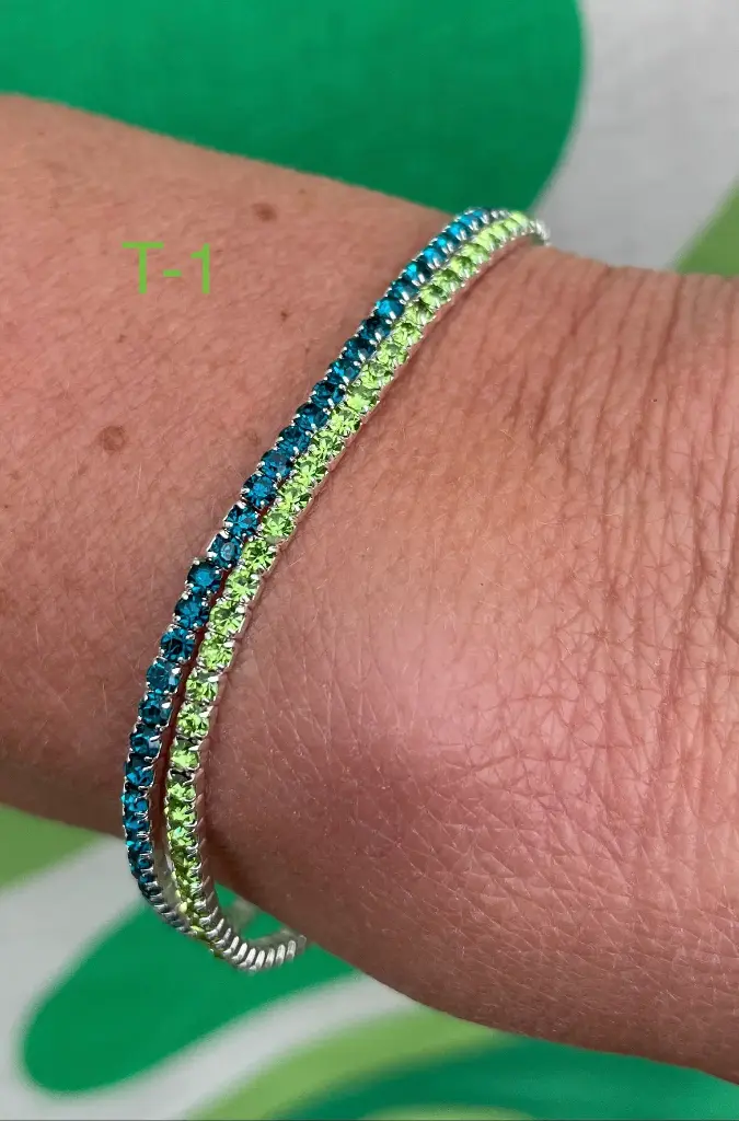 Bracelet duo bicolore