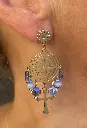 Boucles d'oreilles Rose des vents n°169
