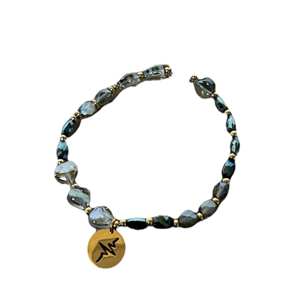 Bracelet 3 coeurs batements NC 11 (Kaki) 