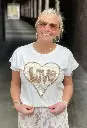 T-shirt Love Coeur