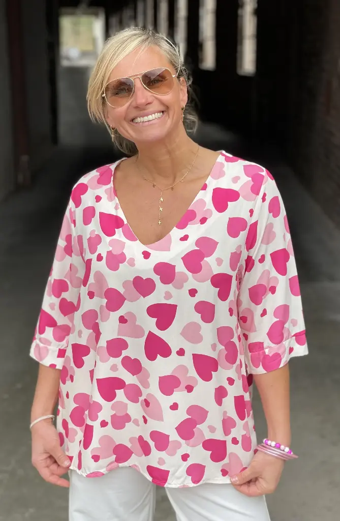 Blouse viscose Coeurs