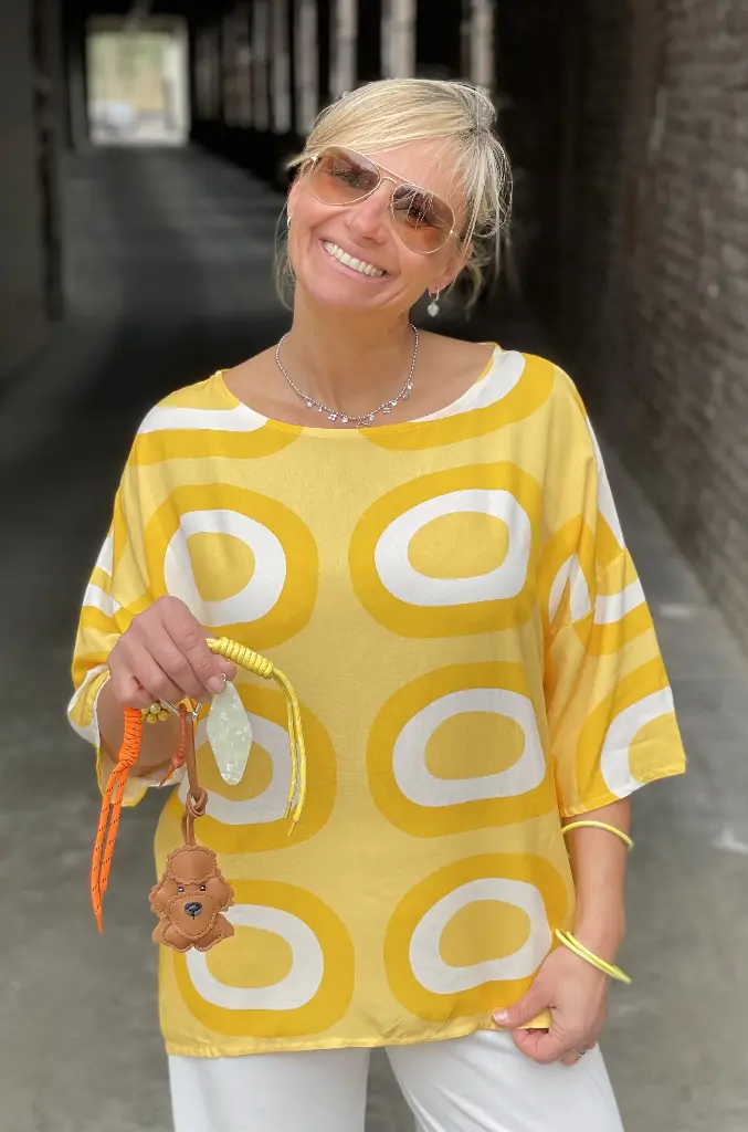 Blouse viscose Seventies