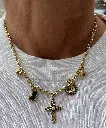 Collier chaîne breloques Catho K117
