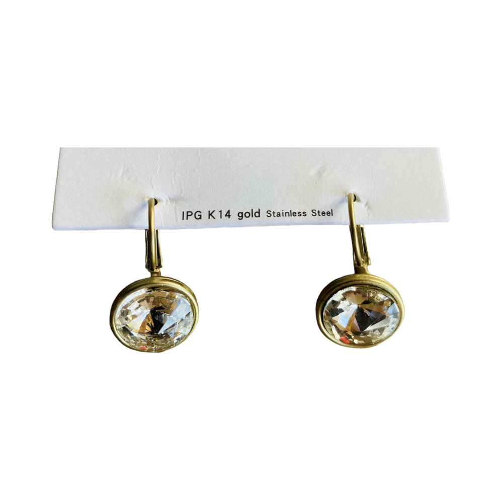 Boucles d'oreilles effet diamant n°4