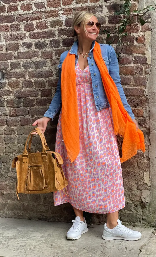Robe longue Gaufrée Léo
