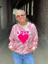 Sweat Marin Love Bouclettes