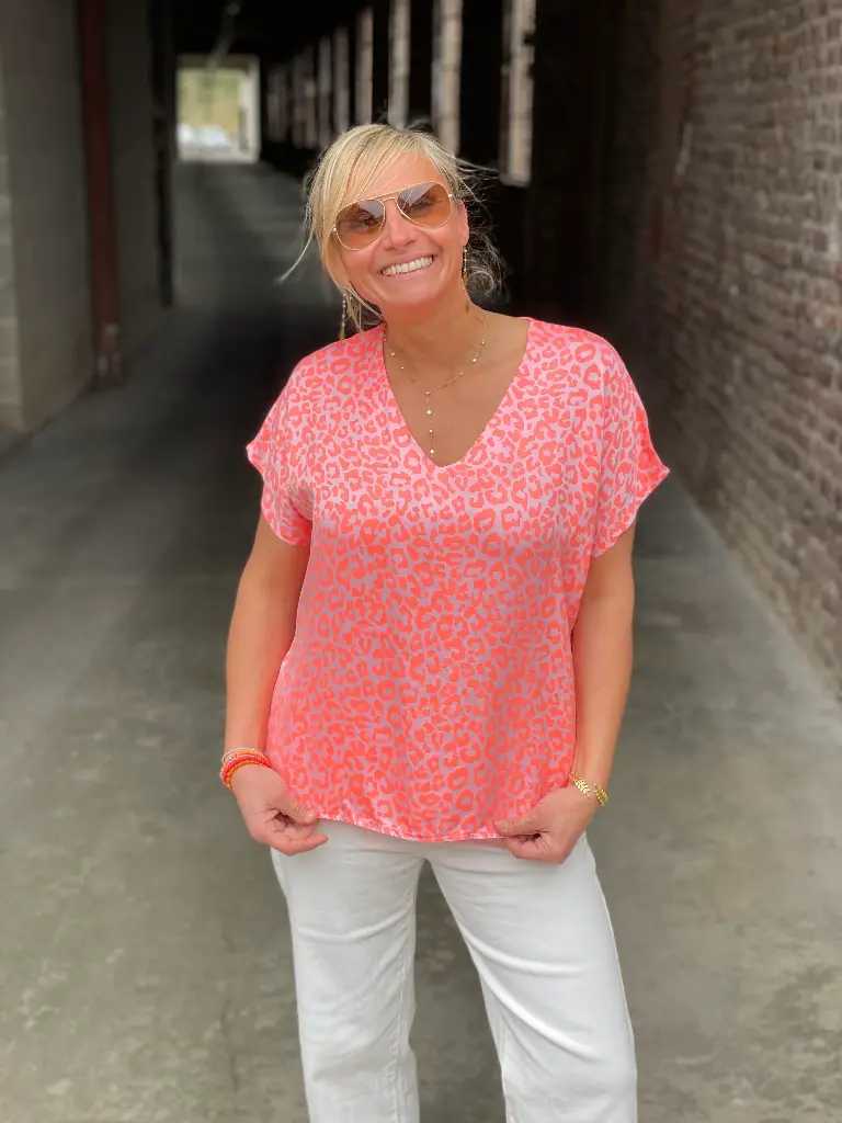 Blouse satin Léo