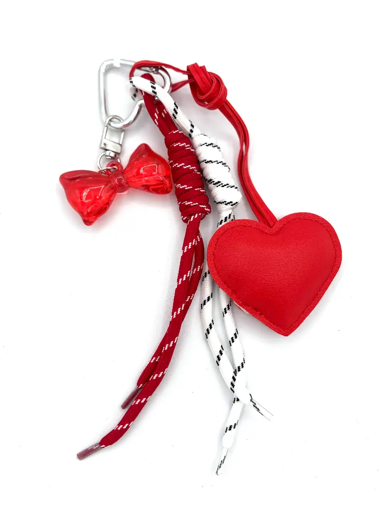 Porte clefs Coeur/Noeud