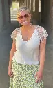 Blouse V épaules dentelle