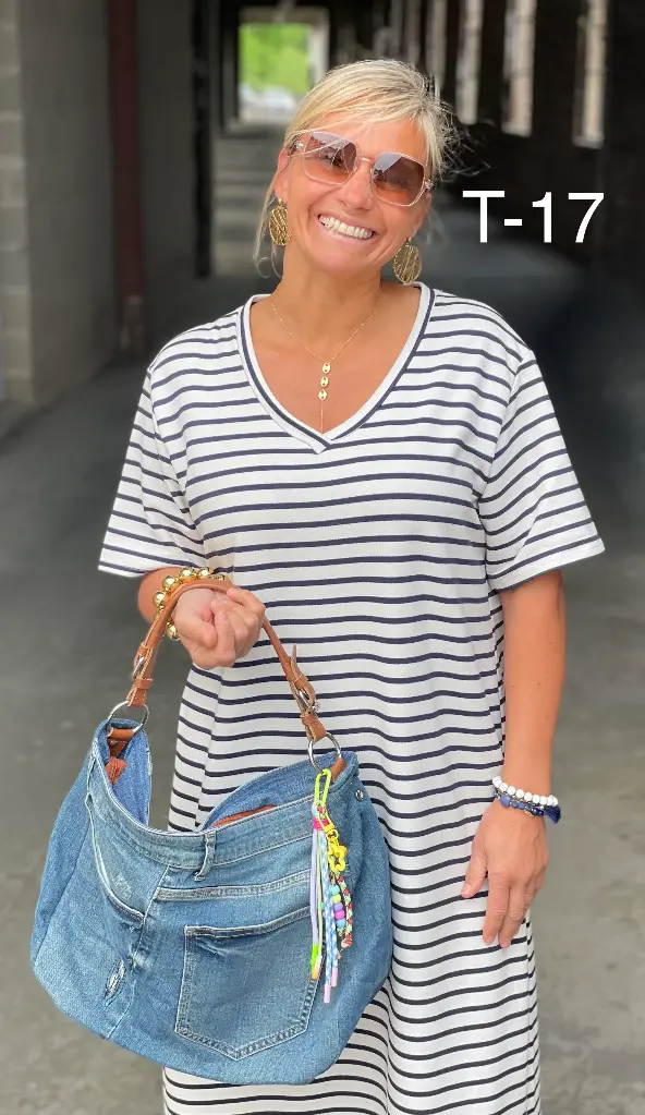 Sac jeans carré