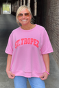 Sweat manches courtes Saint-Tropez