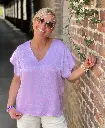 Blouse satin Léo