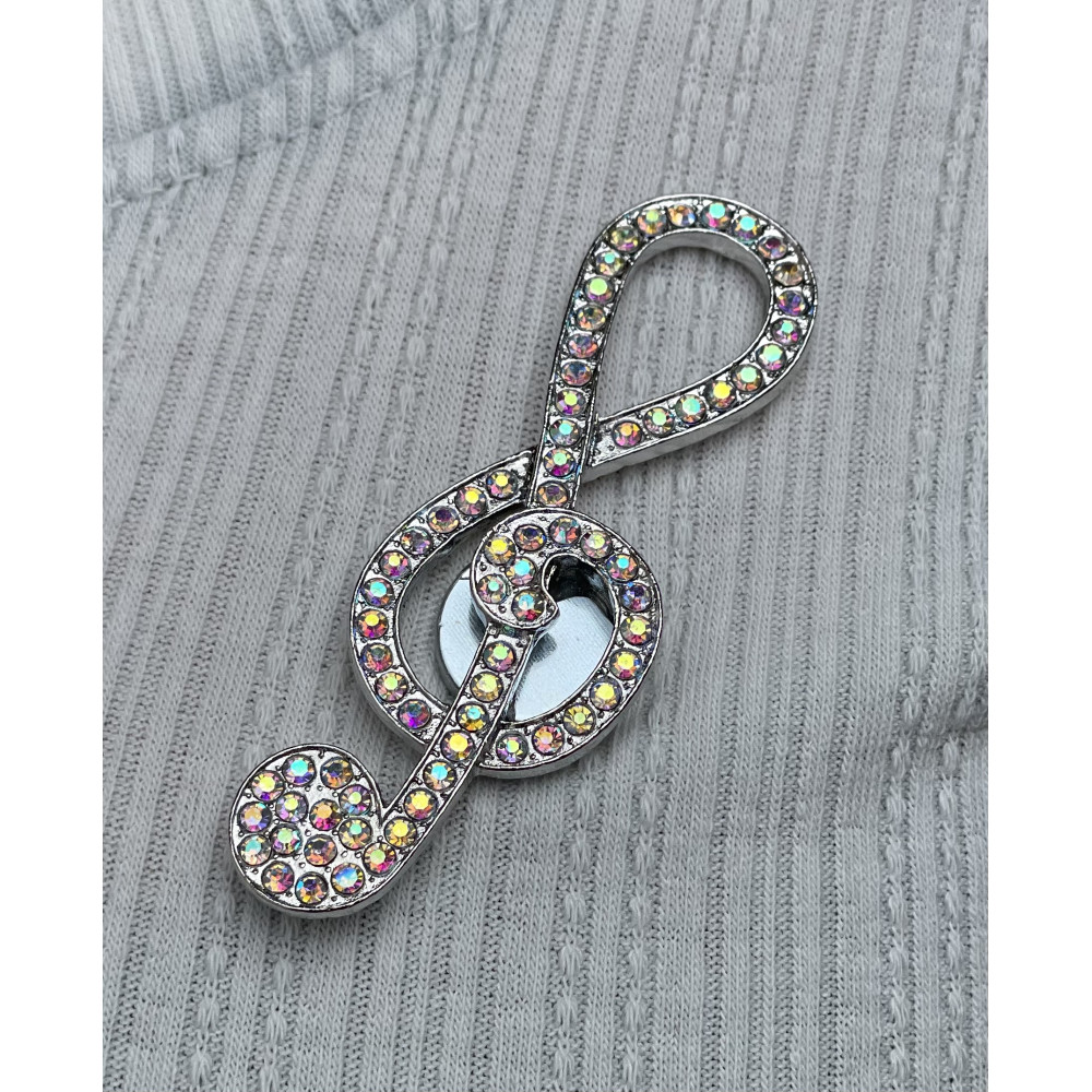 Broche aimant clef de Sol