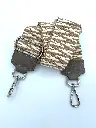 Laniere Zigzag attaches argentees