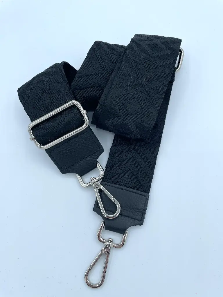 Laniere croix losanges attaches argentees