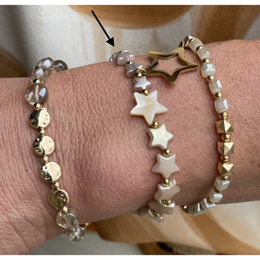 Bracelet élastique étoile pendante n°36