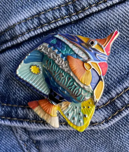 Broche aimant poisson