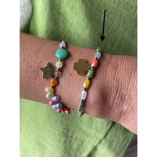 Bracelet trèfle pendant n°40