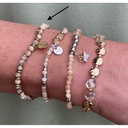 Bracelet billes médaille 58