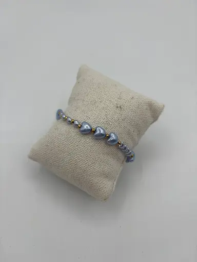 Bracelet coeurs nacres n°59
