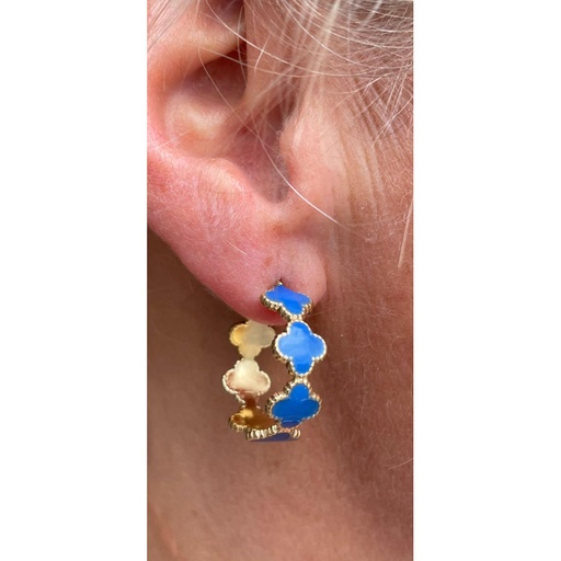 Boucles d'oreilles minis trèfles n°42