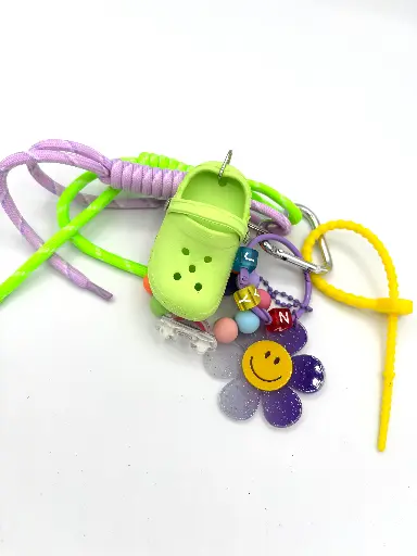 Porte clefs Crocs flowers