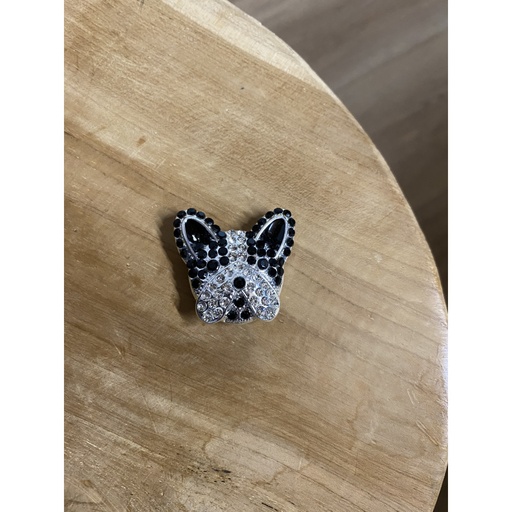 Broche aimant tête bulldog