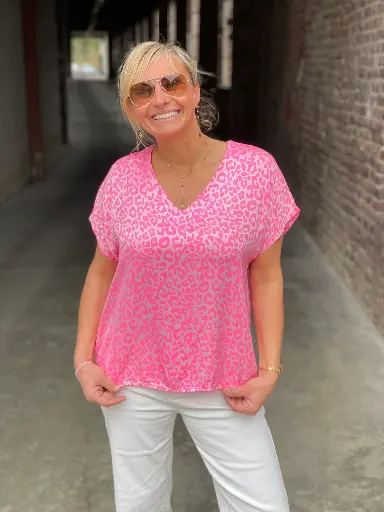 Blouse satin Léo