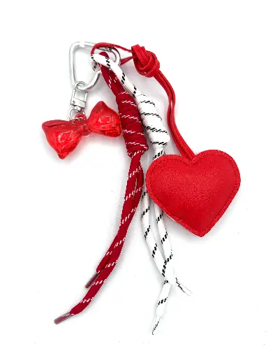 Porte clefs Coeur/Noeud