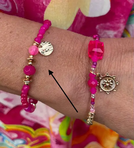 Bracelet Médaille Martelée n°131