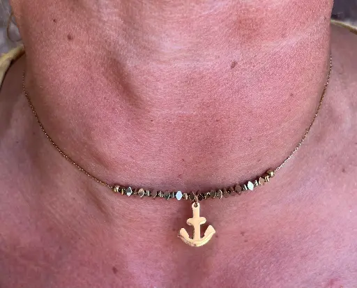 Collier Chaine Ancre XL0149
