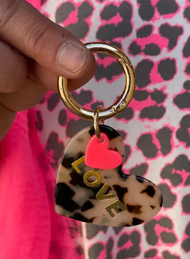Porte-clefs Léo Love Coeur