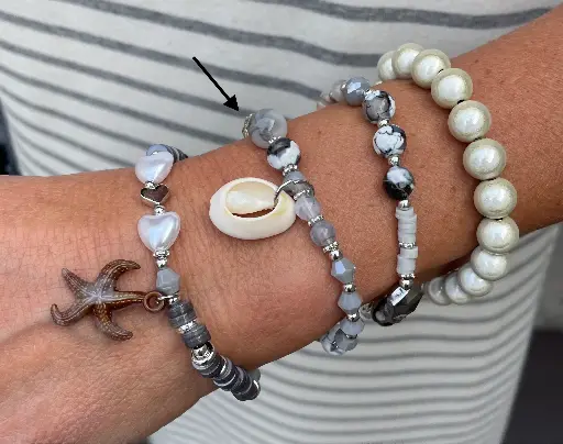 Bracelet Coquillage/Perles n°205