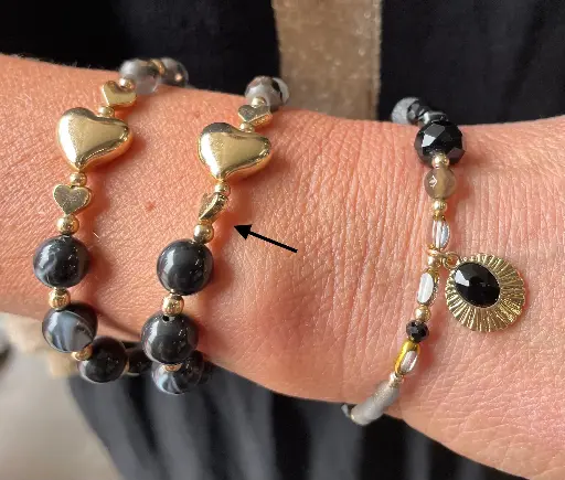 Bracelet deux Coeurs n°195