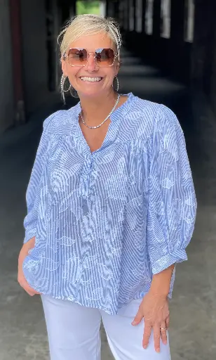 Chemise Lignée Dévorée
