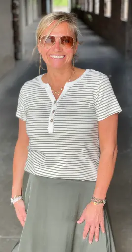 T-shirt Michelle Boutons