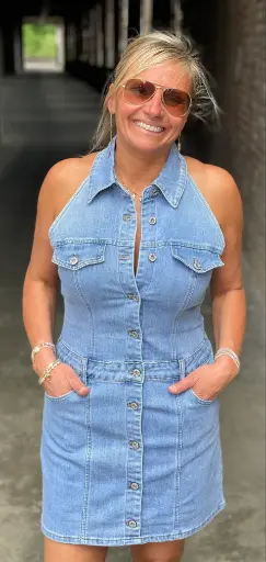 Robe Jeans Dos Nageur