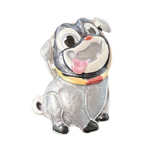 Broche aimant chien comique