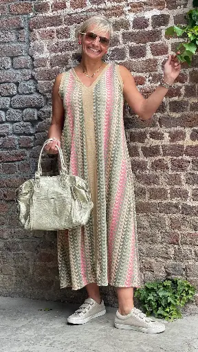 Robe Lurex Crochets